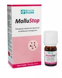 מולוסטופ תמיסה טיפולית במולסקום 3 מ"ל / MOLLUSTOP סופר מדיקה