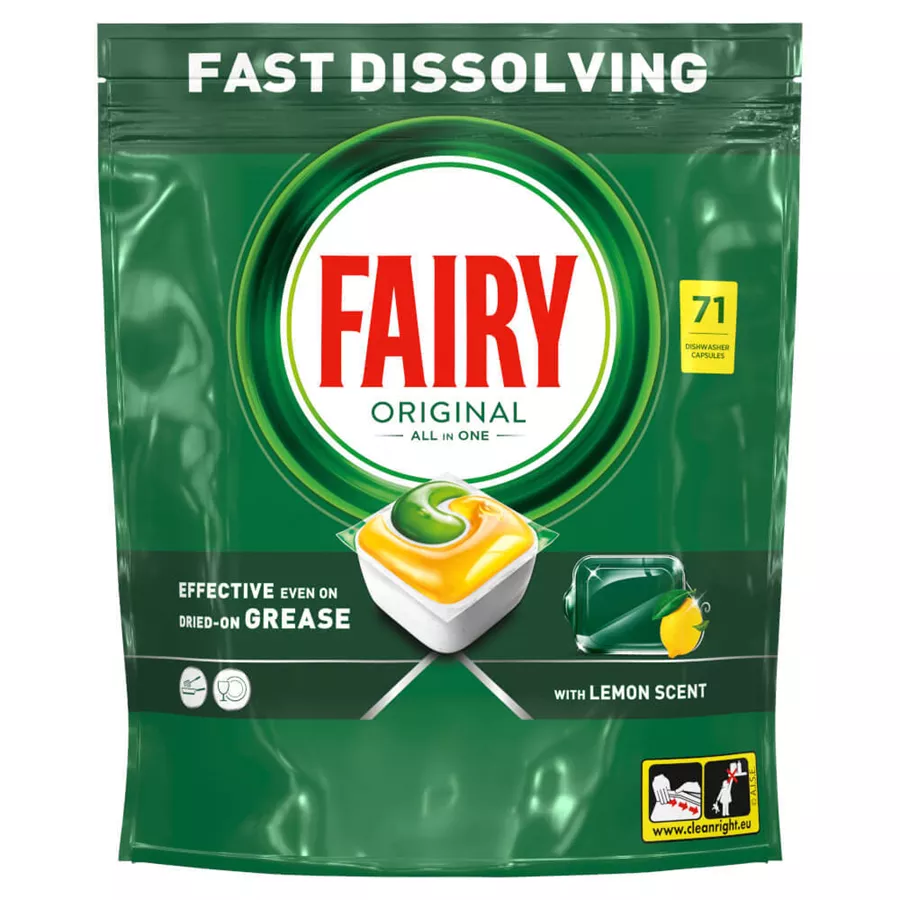 פיירי אורגינל למדיח הכלים לימון 71 קפסולות / Fairy