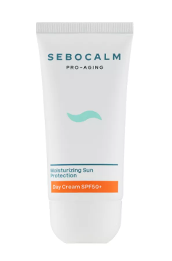 סבוקלם קרם יום +SPF50 לעור מעורב-שמן קרם יום דל-שומן להפחתת מראה הקמטוטים עם הגנה מהשמש +SPF50.