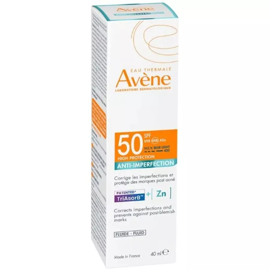 אוון תחליב הגנה מהשמש SPF 50 לעור עם פצעונים או פגמים 40 מ