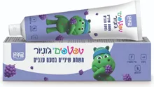 טפטפים ג'וניור משחת שיניים בטעם ענבים 50 מ"ל / TAFTAFIM סופר מדיקה