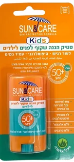 סאן & קר סטיק הגנה שקוף לפנים לילדים SPF 50+ סופר מדיקה