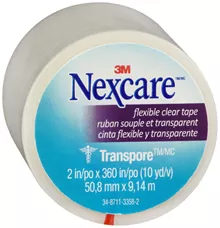 נקסקר טרנספור אגד רפואי דביק שקוף וגמיש / NEXCARE סופר מדיקה
