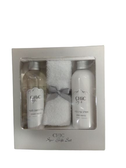 שיק ספא מאסק קרם גוף+סבון נוזלי+מגבת / CHIC SPA MUSK
