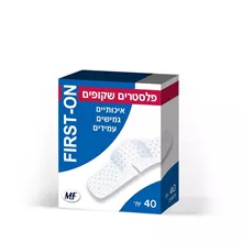 פירסט און פלסטרים שקופים 40 יחידות / First On סופר מדיקה