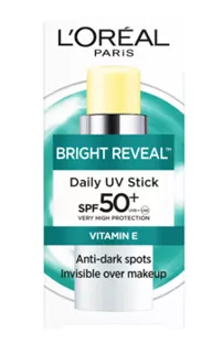 לוריאל פריז ברייט ריביל סטיק +UV SPF50 L'oreal  Bright Reveal Daily UV Stick SPF 50 + סופר מדיקה