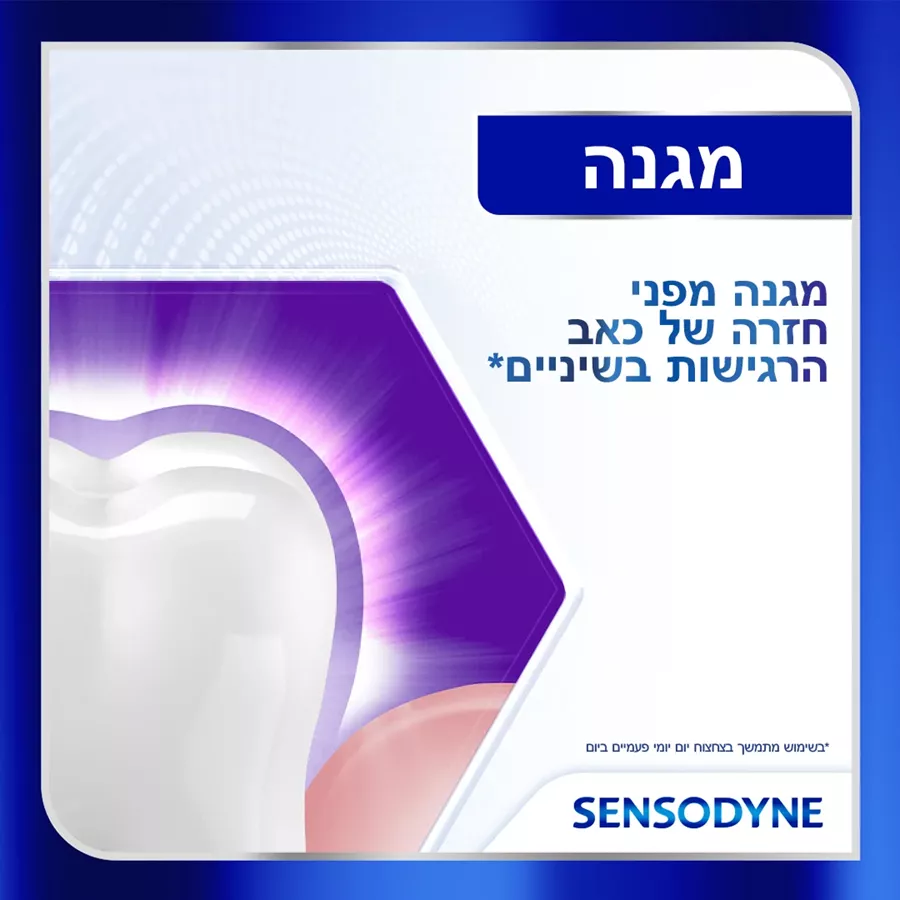 סנסודיין משחת שיניים שיקום קליני מארז שלישייה (=3יחידות) / SENSODYNE Clinical repair