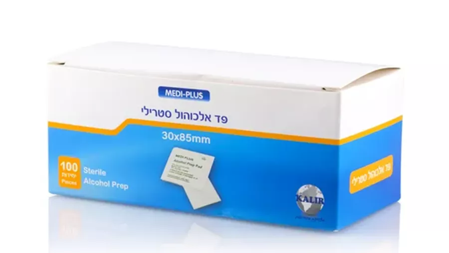 מדי פלוס פד אלכוהול 30x85 מ