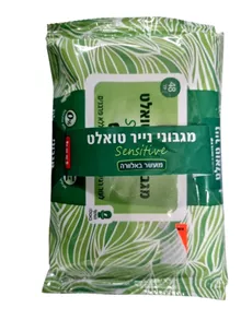 בסט מגבוני טואלט מדבקה לעור רגיש מועשר באלוורה ירוק 3x60 שלישייה / Best סופר מדיקה
