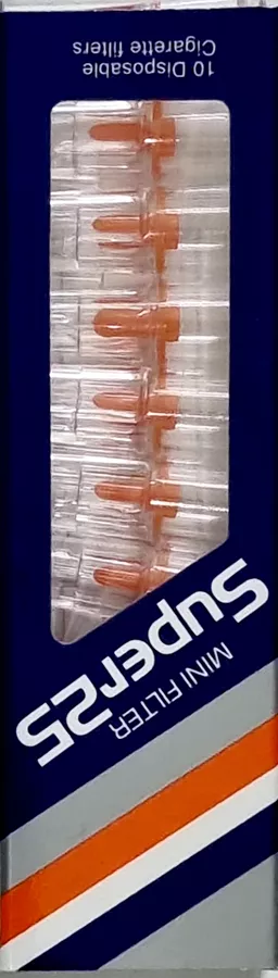 סופר 25 מיני פילטר לסיגריות 10 יחידות במארז