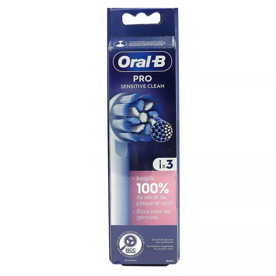 אורל בי ראש חשמלי פרו סנסטיב 3 יחידות במארז / ORAL B