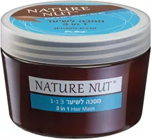 נייטשר נאט מסכה לשיער 3 ב-1 250 מ"ל / NATURE NUT סופר מדיקה
