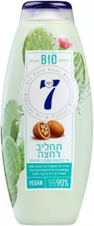 נקה 7 ביו תחליב רחצה מי קקטוס ושמן באבאסו 750 מ"ל / NEKA 7 סופר מדיקה
