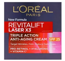 לוריאל רויטליפט לייזר קרם יום  לייזר SPF 25 סופר מדיקה
