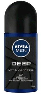 ניוואה מן דאודורנט רול און לגבר דיפ 50 מ"ל / Nivea סופר מדיקה