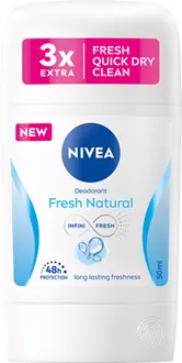ניוואה דאודורנט סטיק לאישה פרש נטורל 50 מ"ל / NIVEA סופר מדיקה