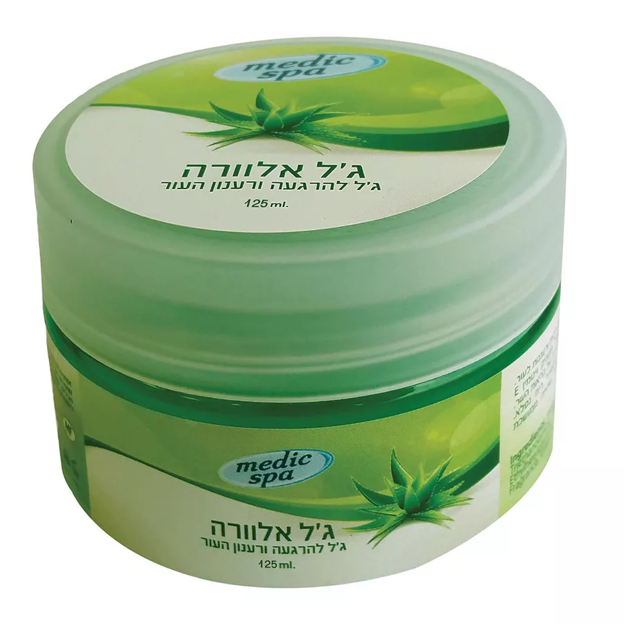 מדיק ספא ג'ל אלוורה להרגעה ורענון העור 125 מ