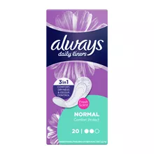 אולוויז מגני תחתון נורמל פרש 20 יחידות במארז / ALWAYS סופר מדיקה