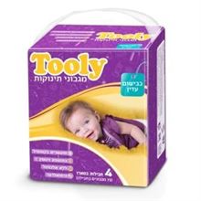 מגבונים לחים בבישום עדין תולי 4 חבילות במארז TOOLY סופר מדיקה
