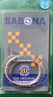 סבונה הצמיד האורגינלי הקלה על כאבים MEDIUM מידה SABONA סופר מדיקה