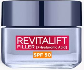 לוריאל רביטליפט פילר L’Oréal Paris Revitalift Filler Anti-Ageing Day Cream SPF 50