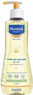 מוסטלה שמן רחצה לגוף ולשיער 500 מ"ל / MUSTELA סופר מדיקה