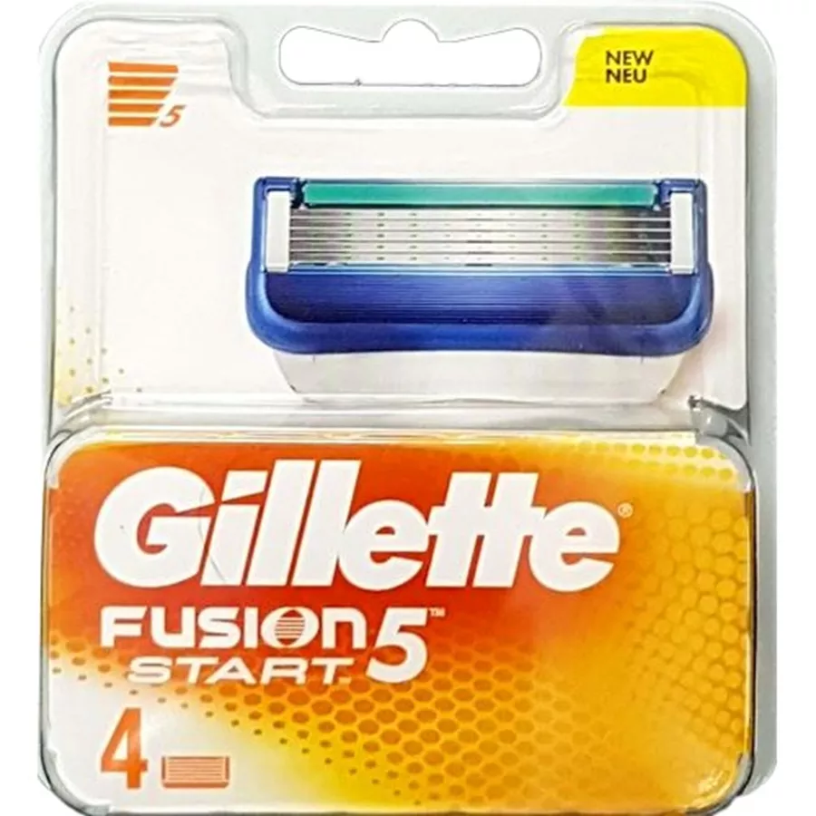 ג'ילט פיוז'ן 5 סטארט 4 סכינים במארז / Gillette Fusion