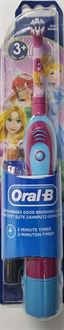 אורל בי מברשת שיניים סוללות נסיכות ילדות 3+ / Oral B סופר מדיקה