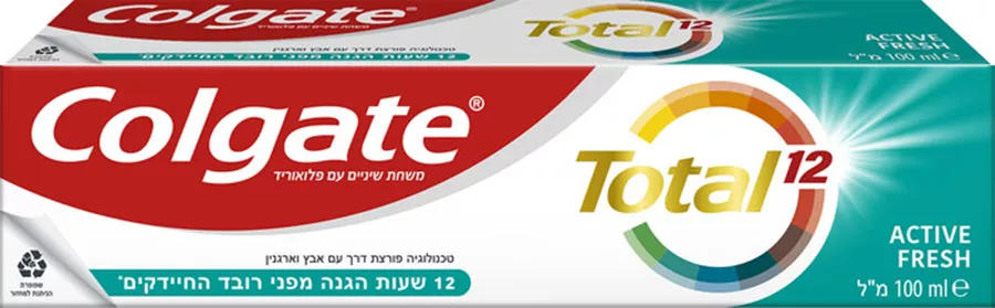 קולגייט טוטאל משחת שיניים אקטיב פרש 100 מ