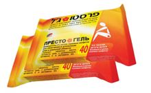 פרסטו ג'ל מגבוני בד לחים להקלת פי הטבעת זוג / Presto Gel סופר מדיקה