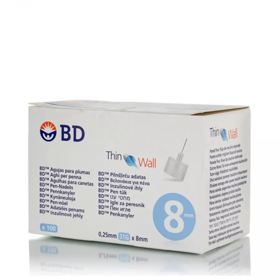 BD מחטי עט 8 מ