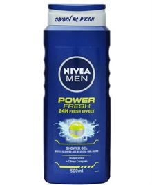 ניוואה ג'ל רחצה לגבר פרש פאור 500 מ"ל NIVEA סופר מדיקה