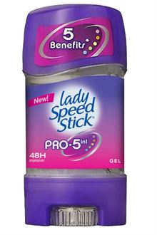 ליידי ספיד סטיק דאודורנט ג'ל פרו 5 65 גרם / LADY SPEED STICK סופר מדיקה