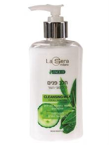 לה סרה חלב פנים לכל סוגי העור 250 מ"ל LA SERA סופר מדיקה