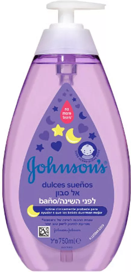 ג'ונסונס בייבי אל סבון לפני השינה 750 מ