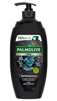 פלמוליב ג'ל רחצה ריפרשינג לגבר 3  ב-1 750 מ"ל / PALMOLIVE סופר מדיקה