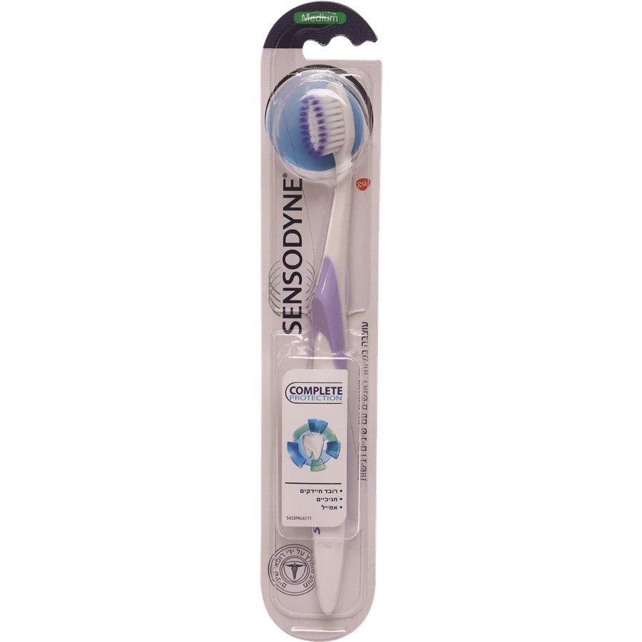 סנסודיין מברשת שיניים הגנה מלאה מדיום / SENSODYNE