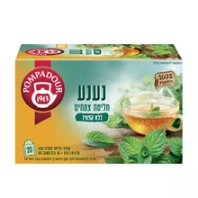 פומפדור חליטת צמחים ללא קפאין נענע 20 שקיקים במארז / POMPADOUR סופר מדיקה
