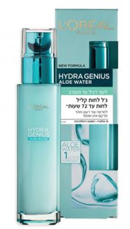 לוריאל ג'ל לחות קליל L'Oréal Paris Hyaluronic Acid for Normal To Combination Skin 70ml סופר מדיקה
