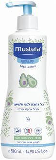 מוסטלה ג'ל רחצה לגוף ולשיער לתינוקות ולילדים 500 מ"ל / MUSTELA סופר מדיקה