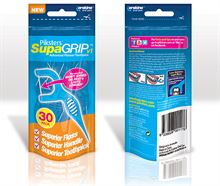 סרט דנטלי + קיסם שיניים 30 יחידות / Piksters Erskine Supagrip Flosser סופר מדיקה