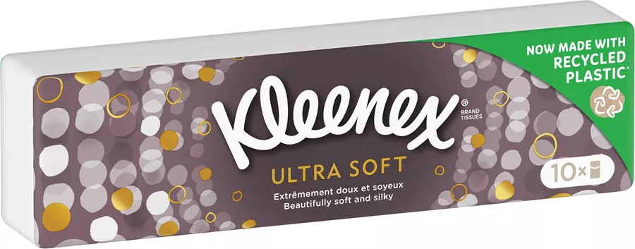קלינקס טישו אולטרה סופט 10 יח לכיס במארז / KLEENEX