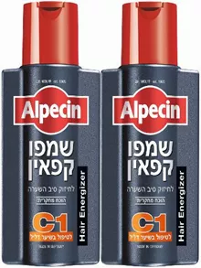 אלפסין שמפו קפאין מארז זוג / Alpecin סופר מדיקה