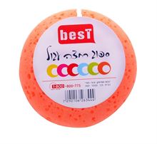 בסט ספוג רחצה עגול כתום סופר מדיקה