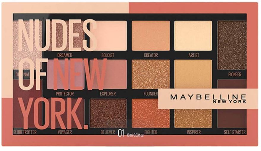 מייבלין פלטת צלליות NUDES OF NEW YORK