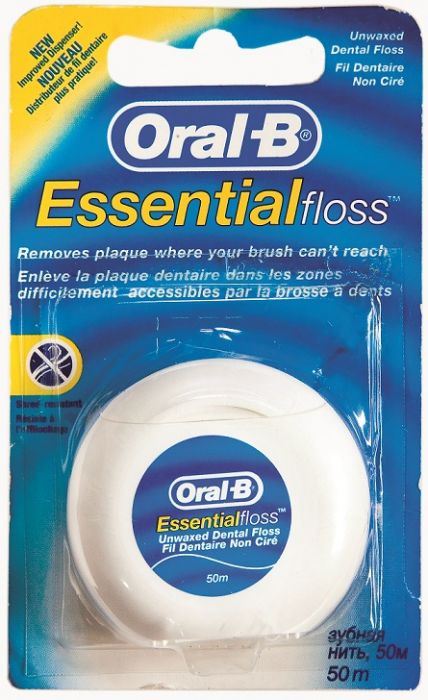 אורל בי חוט דנטלי ללא שעווה 50 מטר / Oral B
