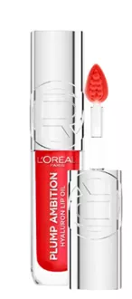 לוראל פלאמפ אמבישן שמן לשפתיים 380  L'Oréal Paris Plump Ambition Hyaluron Lip Oil סופר מדיקה