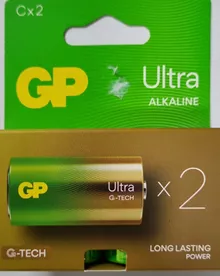 ג'י פי אולטרה סוללות C אלקליין 2 יחידות / GP Ultra סופר מדיקה